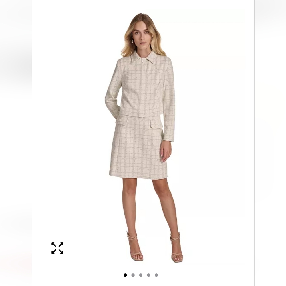 NWOT Tweed Sheath Jacket-Top Dress